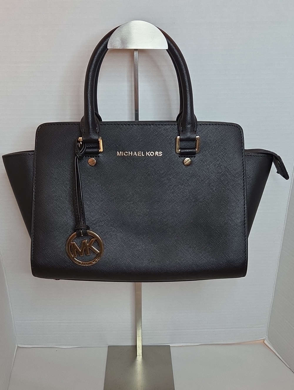 Michael Kors Medium Sutton Saffiano Leather Satchel